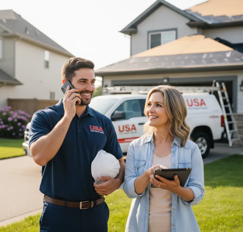 USA Roof Repair Experts customer support in New Rockford